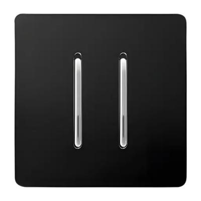 کلید دو پل صنایع آسیا الکتریک مدل کریستال BS