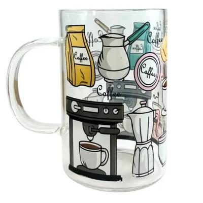 لیوان مدل پیرکس طرح دار کد 1