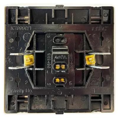 کلید دو پل صنایع آسیا الکتریک مدل کریستال بسته 10 عددی