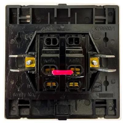 کلید دو پل صنایع آسیا الکتریک مدل کریستال WG