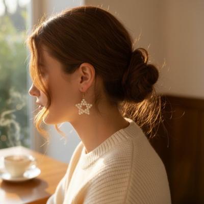 گوشواره مرواریدی ستاره