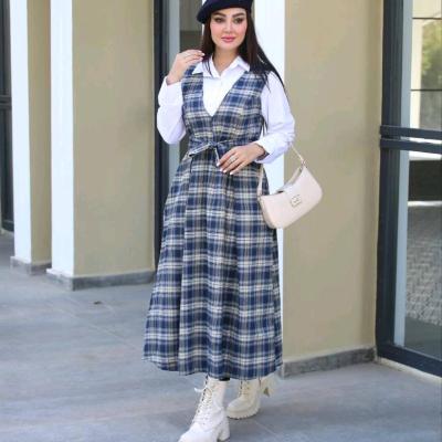 سارافون زنانه پشمی بهاره پاییزه مدل ماهور