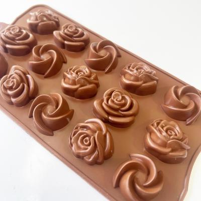 قالب شکلات مدل گل رز