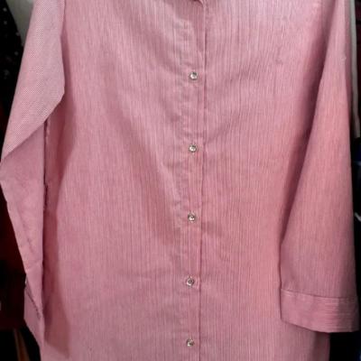 مانتو دخترانه نخی ایران مدل تونیک مانتویی راه راه