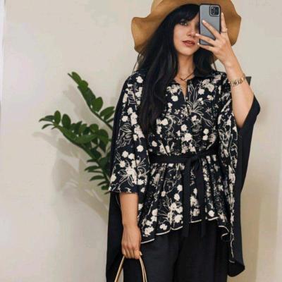 مانتو شلوار زنانه مدل ست پانچ و شلدار بهار