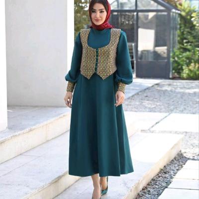 ست دوتیکه پیراهن وجلیقه دلربا مازراتی وتافته هندی