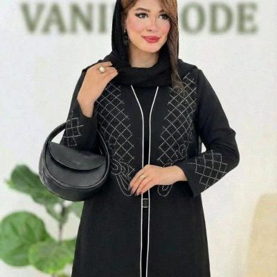 مانتو مجلسی کرپ مدل یکتا