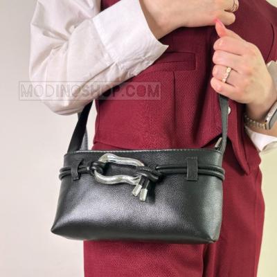 کیف دوشی و دستی زنانه مدل سگک‌دار طرح کارتیه کد 2058