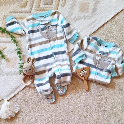 سرهم پولیشی وارداتی نوزادی زیپی جورابدار