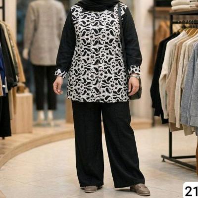 ست شومیز شلوار پولک دوزی کد 2122