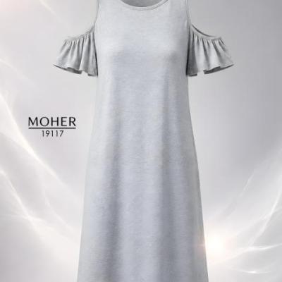 پیراهن راحتی سرشانه باز سایز بزرگ