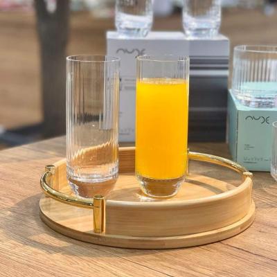 لیوان بلند کریستال تراشدار NUDE-64152