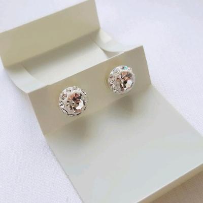 گوشواره جواهری نقره 925 وارداتی