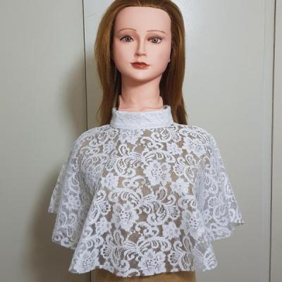 یقه حجاب طرح گل