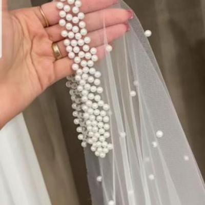 تور عروس مروارید