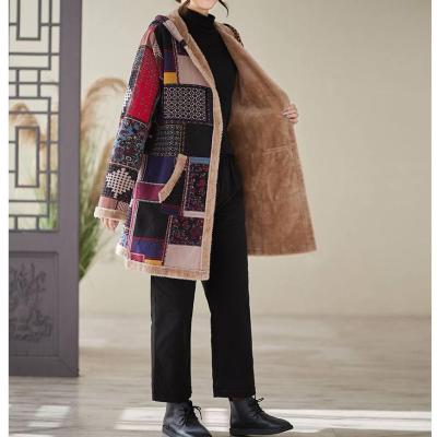 پالتو بارانی برند shein بارانی وارداتی طرح سنتی چهل تکه خاص و شیک