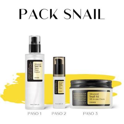 پک مراقبت کامل پوست با حلزون پوست شفاف و جوان کره
