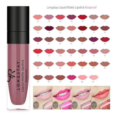 رژ لب مایع گلدن رز مدل longstay اورجینال