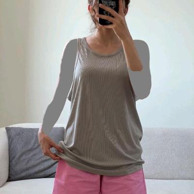 تاپ وارداتی برند shein تاپ رکابی سایز بزرگ خارجی قواره آزاد و لش