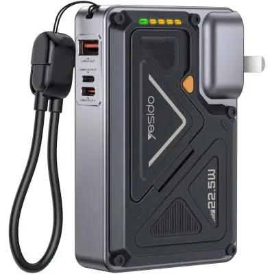 پاوربانک PD و فست شارژ Yesido 10000mAh مدل YP89 20W