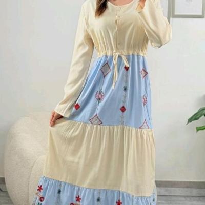 پیراهن ساحلی وارداتی خامه دوزی پیراهن خارجی پیراهن شیردهی