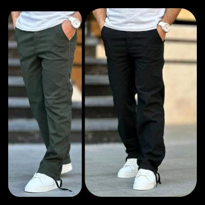 شلوار بگ کتان نیل پنبه