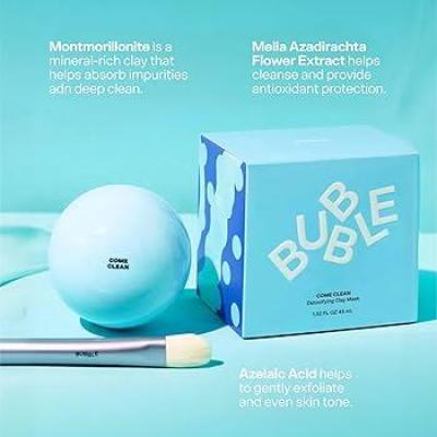 ماسک صورت جوانساز خاک رس BUBBLE