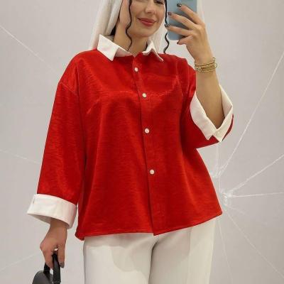 شومیز مانتویی مجلسی زنانه