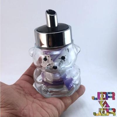 شکرپاش خرسی جنس بلور یک عددی