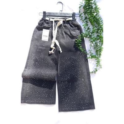 شلوار لی دخترانه بگ فول نگین