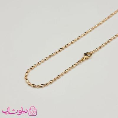 زنجیر زنانه ژوپینگ طول 45 سانت عرض 1.5 میل کد 4991