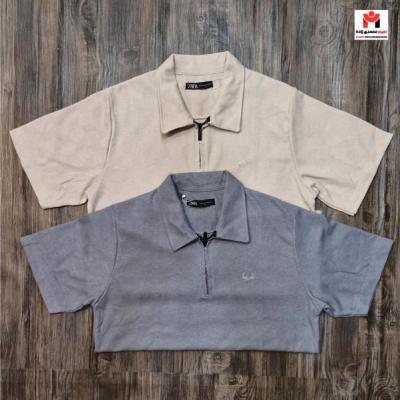 پولوشرت مردانه نیم زیپ XL-3XL