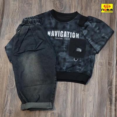 ست بلوز شلوار بچگانه وارداتی 4-10 سال