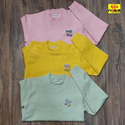 بافت گپ دخترانه طرح قلب سایز 50-55