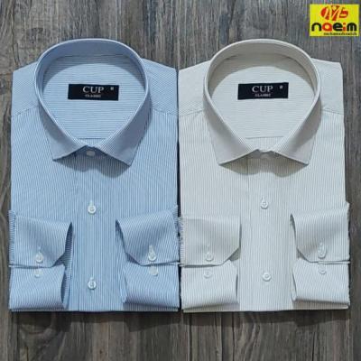 پیراهن جعبه ای مردانه راه راه ریز m