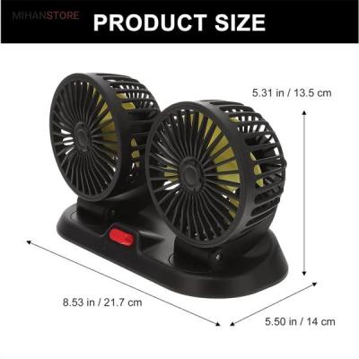 پنکه دو قلو فندکی خودرو