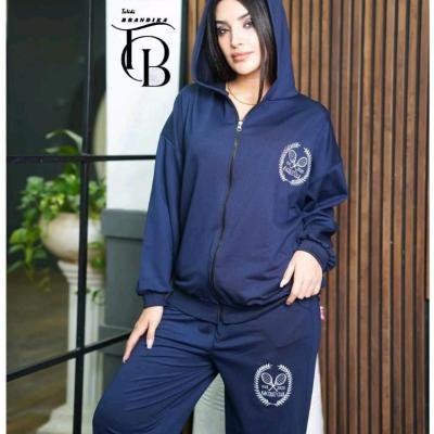 ست سوییشرت وشلوارگلدوزی شده گلکسی اسپان ضخیم