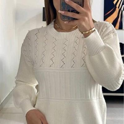 گپ وارداتی مجلسی گرم بالا بلوز گپ خارجی مرواریدی