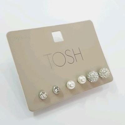 پک سه جفتی گوشواره گلگوش در مدل های مختلف ،  از برند آلمانی TOSH