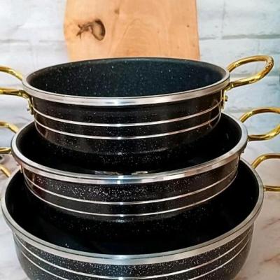 سرویس سه تابه گرانیتی جنس ضخیم