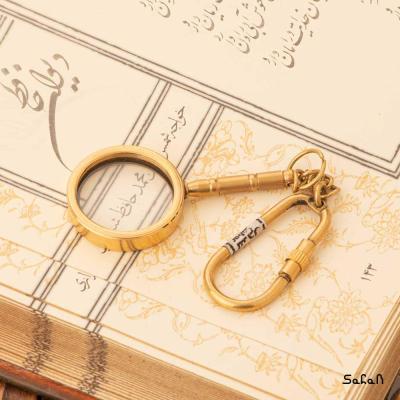 جاسویچی ذره بین برنجی جاکلیدی