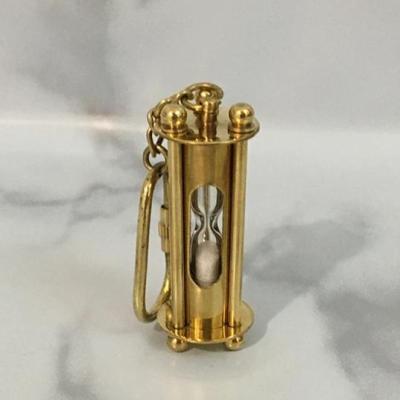 جاسویچی ساعت شنی برنجی جاکلیدی