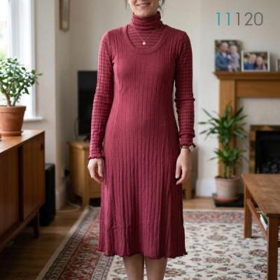 پیراهن میدی یقه اسکی