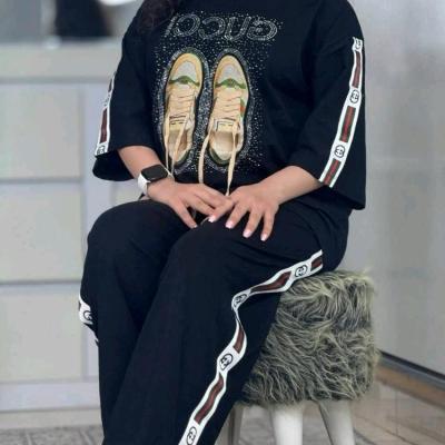 تیشرت شلوار زنانه مدل کتونی 2