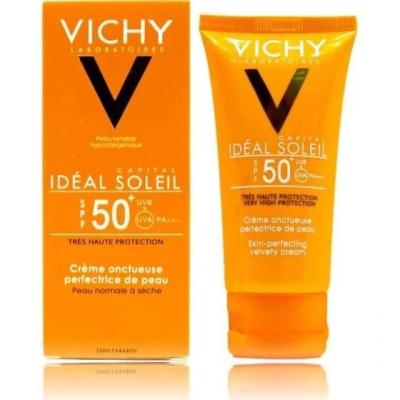 کرم ضد آفتاب و مرطوب‌کننده ویشی spf50 آیدل سولیل 50 میل
